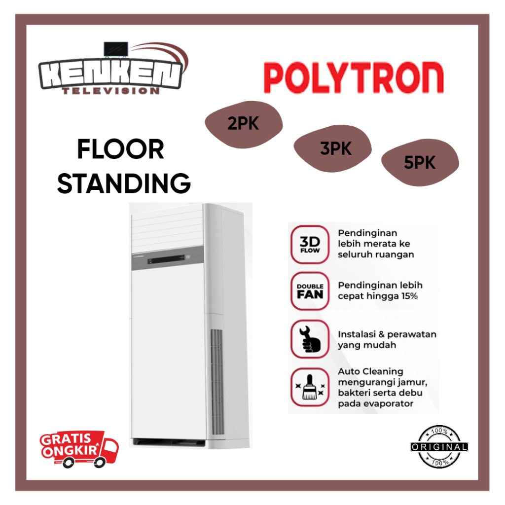 AC 2-5 PK Polytron Floor Standing AC POLYTRON PSF-32