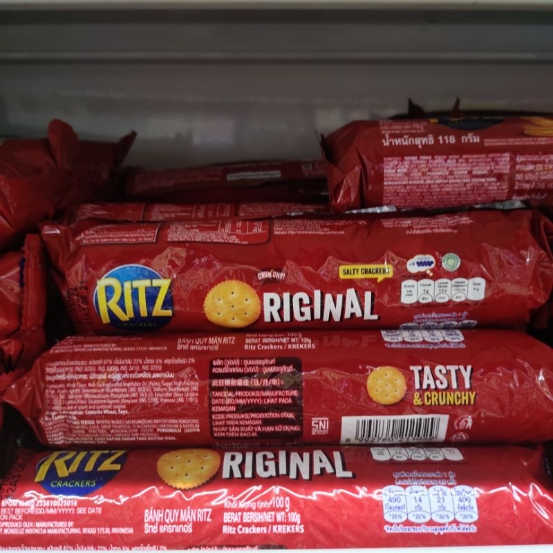 

RITZ sandwich crackers 91gr