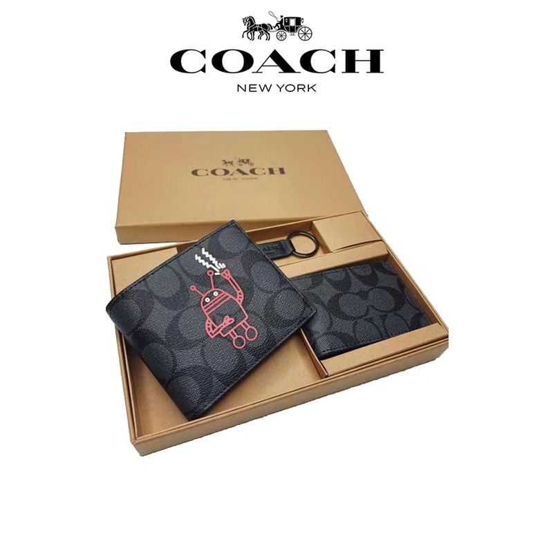 [READY], Coach Dompet Pria, Coach Dompet Kartu, Original 100%, Coach Dompet Kecil