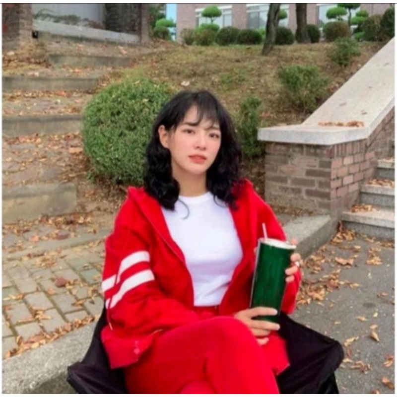 jaket uncanny counter drakor warna merah / harga promo cuci gudang