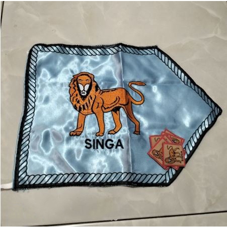 1 Set Bendera Regu + Tanda Regu Singa Pramuka Bordir Bedge Regu Bed Bet Regu Pramuka Putra