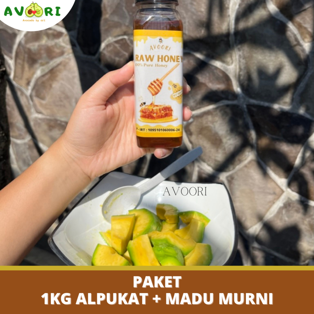 

AVOORI - Paket Sehat [ 1kg Alpukat Mentega Super + 1 Botol Madu Murni ]