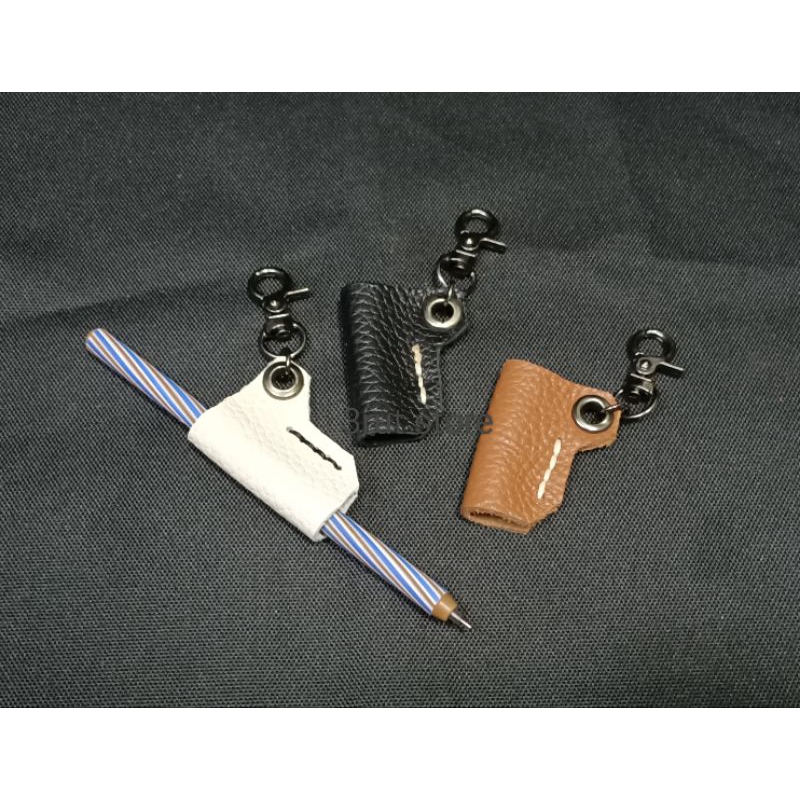 

Gantungan Tali Pin Pulpen kulit asli