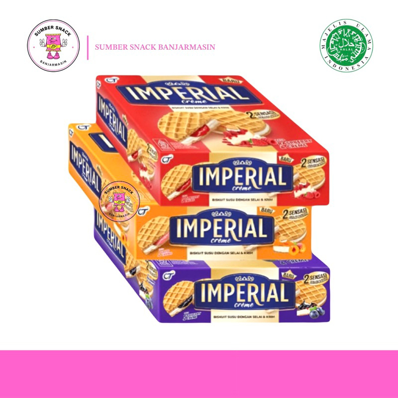 

Imperial Creme (Isi 12/Box) (324g) (3 Varian Rasa)