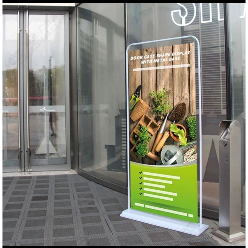 Stand Door Frame Banner Outdoor 60x160 80x180