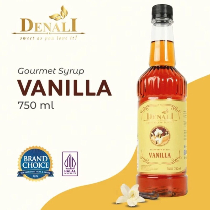 

vanilla syrup denali 750ml