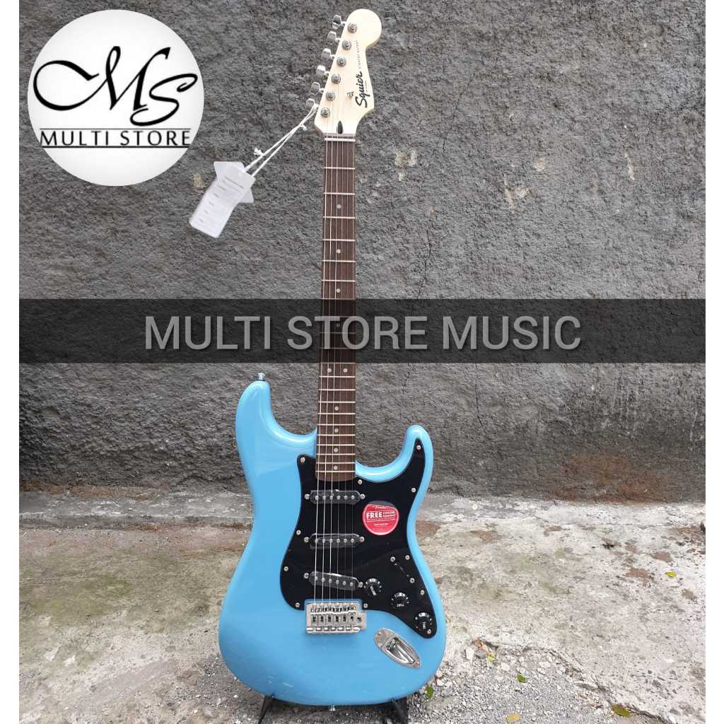 Gitar Elektrik Squier Sonic Stratocaster California Blue - CAB - ORIGINAL