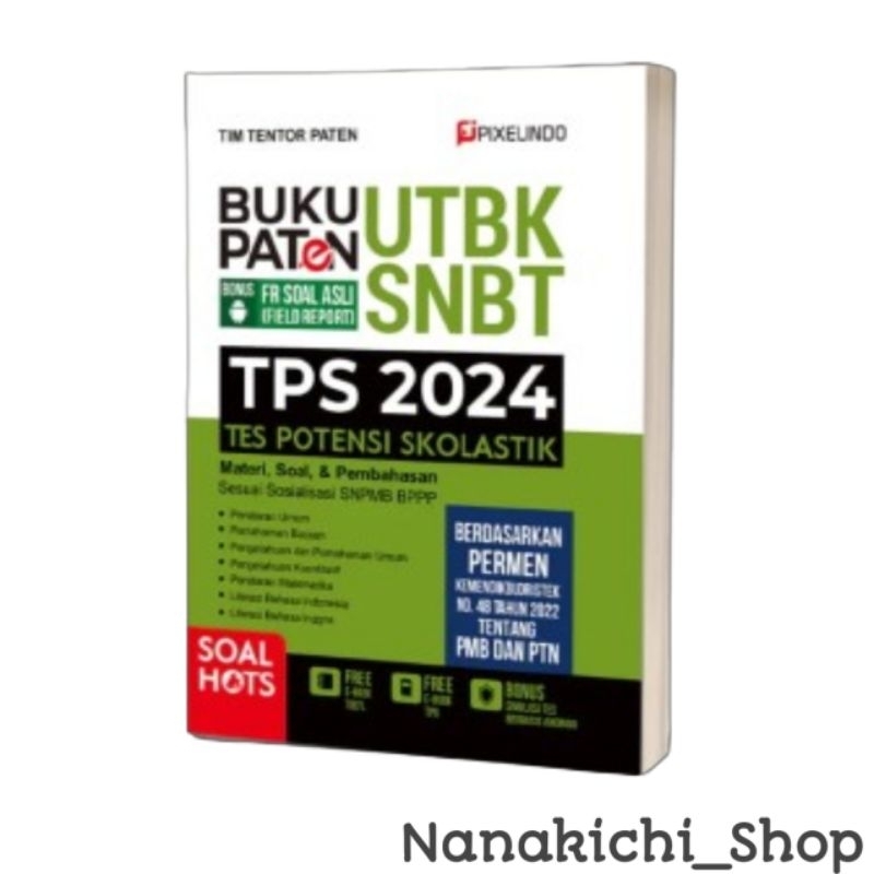 BUKU PATEN SNBT 2024 / BUKU PATEN UTBK SNBT TPS 2024 LENGKAP