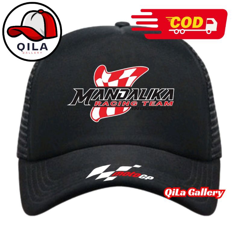 QiLa Gallery Topi Trucker SIRKUIT MANDALIKA - Topi Distro SIRKUIT MANDALIKA Logo - Topi SIRKUIT MAND