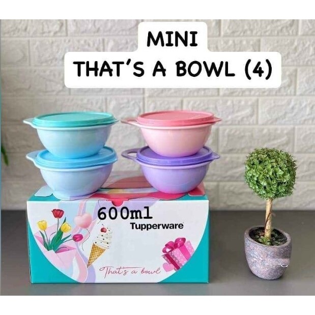 tupperware mini that's bowl 600 ml bowl kuping MPASI