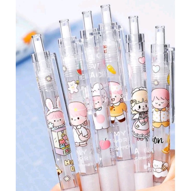 

Pisau Pulpen DIY/Carving pen cutter lucu cute white doodle pulpen pisau ukir creative knife DIY