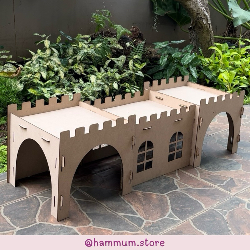 Rumah Kelinci R6 | Kerajaan Kelinci | Rumah Kucing | Terowongan Kelinci | Bunny Hideout | Kandang Ke