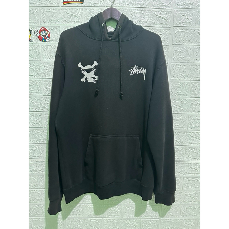 HOODIE STUSSY X BATTLE AXE VINTAGE HITAM