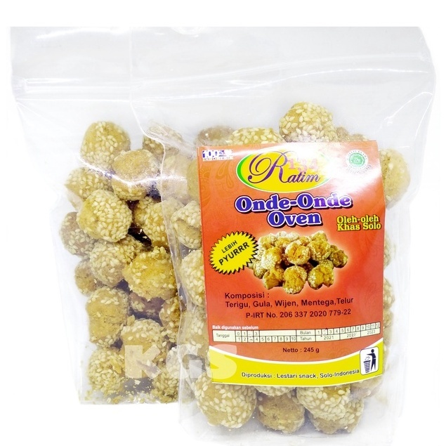 

ONDE-ONDE “RATIM” 250 GR KHAS SOLO