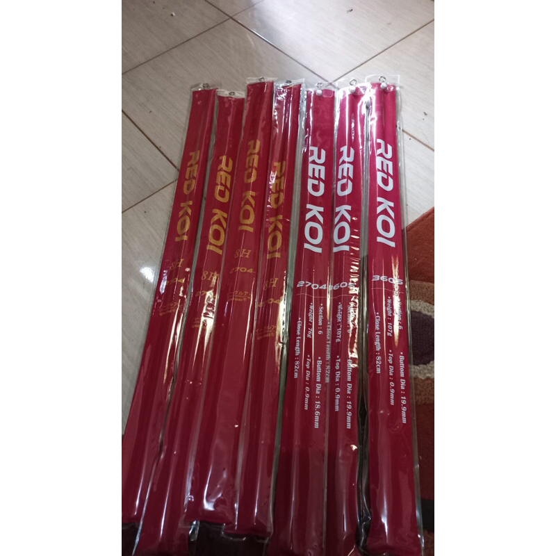 TEGEK IGURUAI RED KOI 270 360 / STIK PANCING RED KOI
