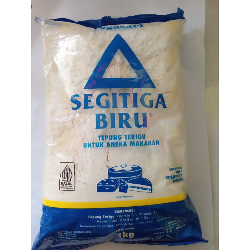 

tepung terigu segitiga biru kemasan 1kg