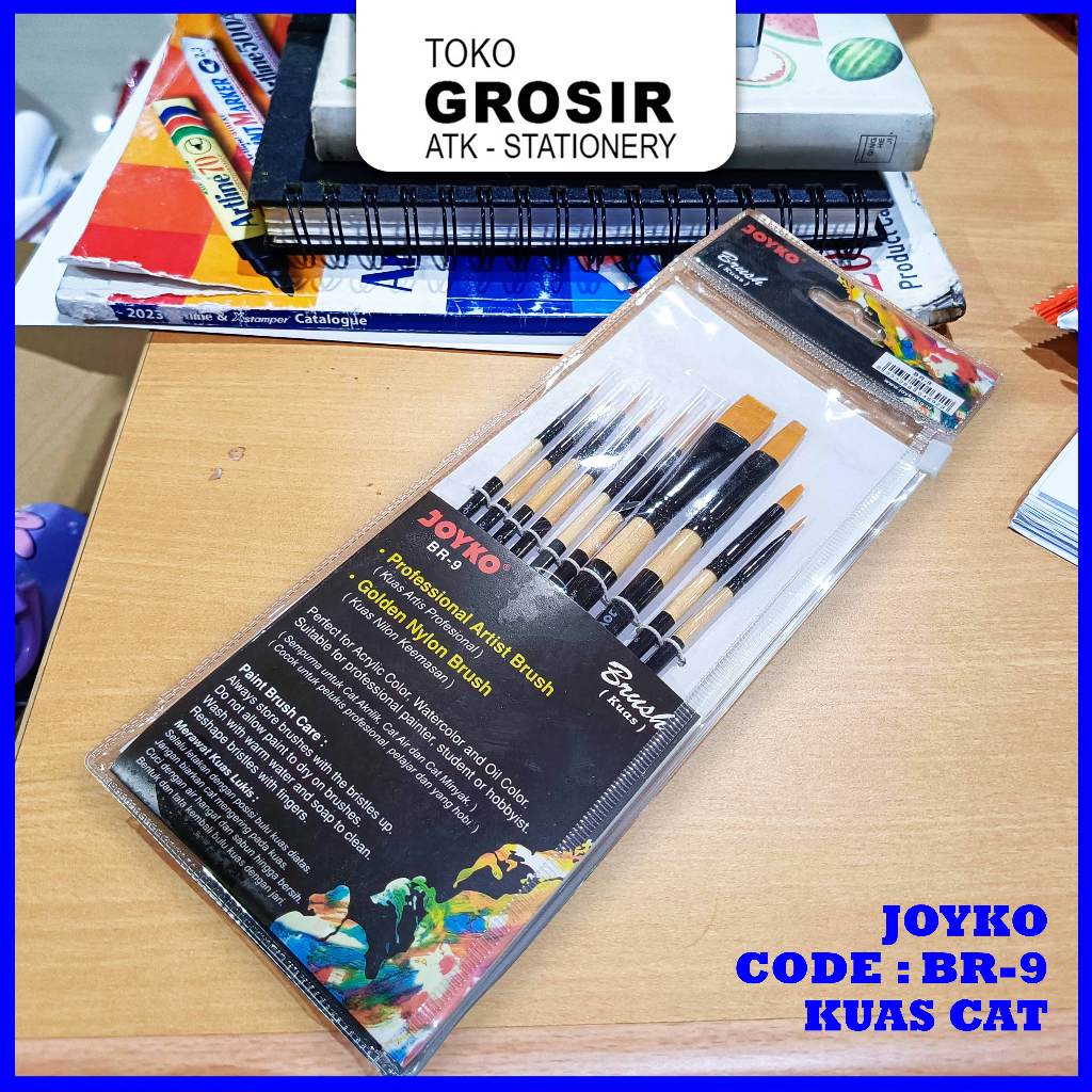 

Brush / Kuas Cat Air / Cat Minyak / Lukis / Acrylic Joyko BR-9
