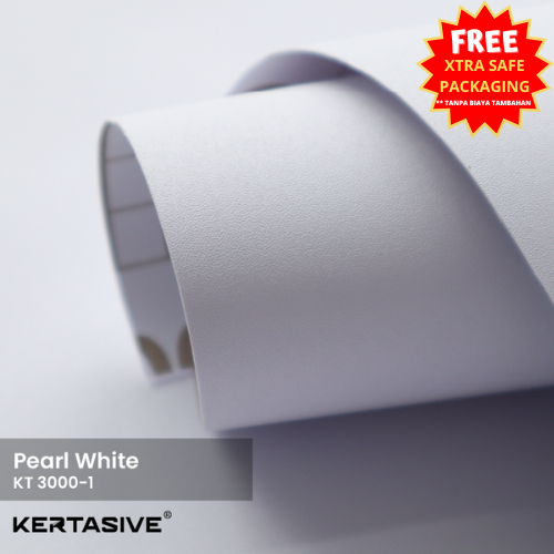 Pearl White KERTASIVE PVC Interior Film