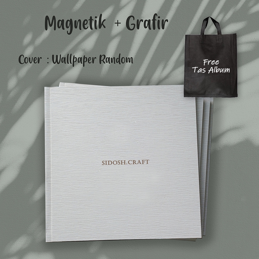 Album Magnetik 4R Custom Include Grafir Free Tas Album