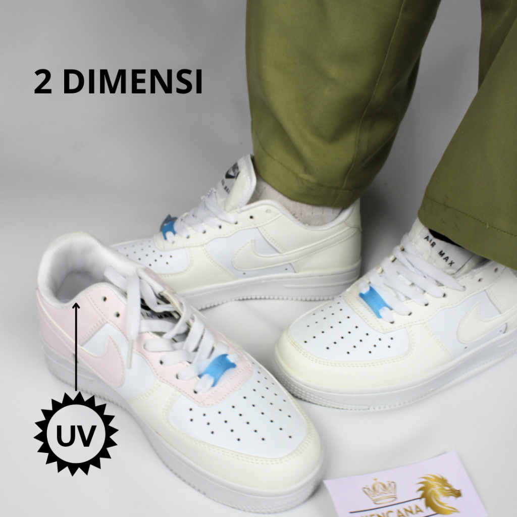 Nike Air Force 1 UV Change / Bisa Berubah Warna Di Bawah Terik Matahari / Sepatu Wanita