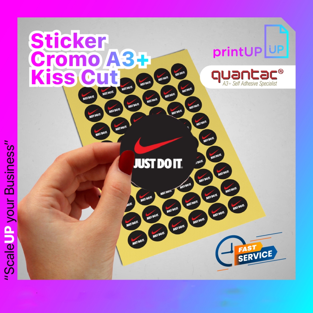 

Print Stiker / Label Cromo A3 + Kiss Cut / Label Kemasan Minuman UMKM