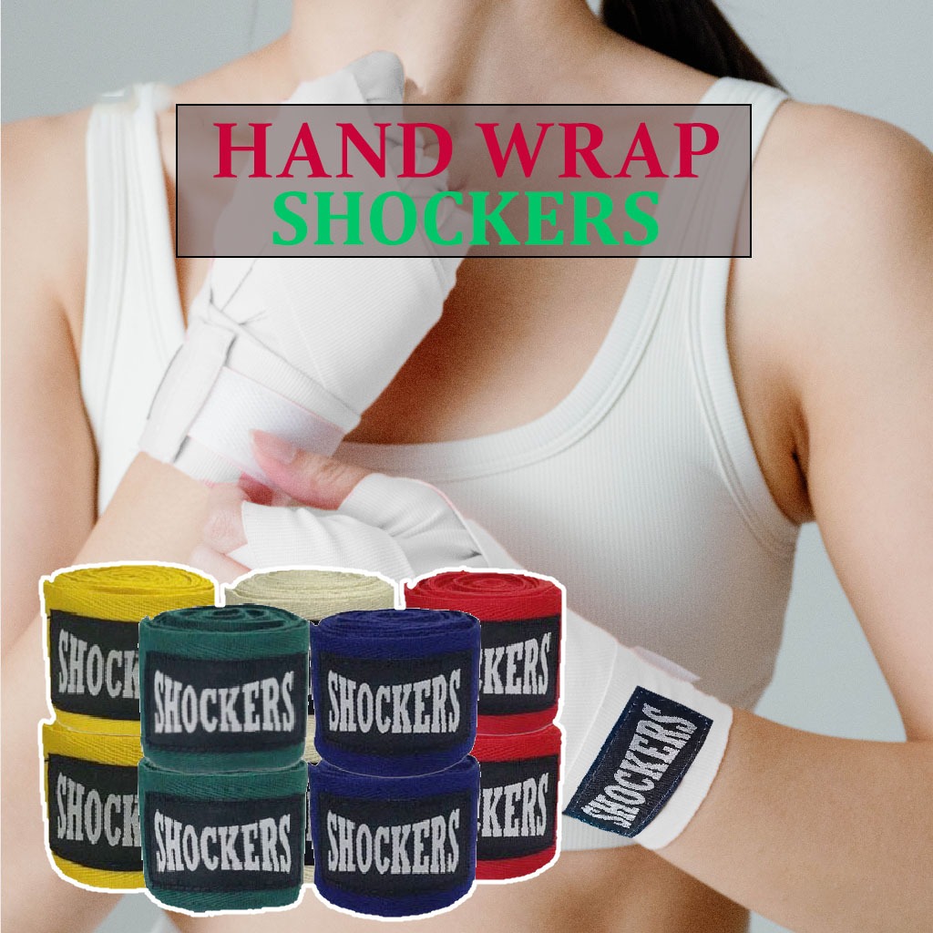 HANDWRAP SHOCKERS 2 METER untuk MUAYTHAI/BOXING - HARANSSHOP
