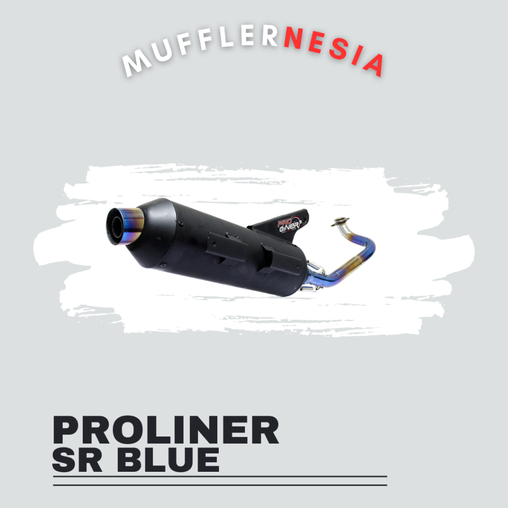 KNALPOT PROLINER STANDARD BLUE MIO M3/SOUL GT 125 [ P212204 ]