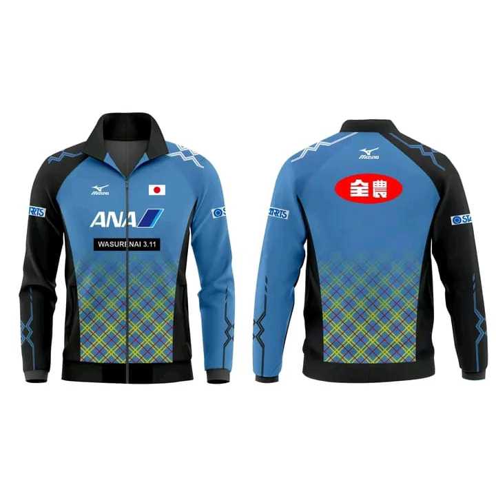 JAKET MIZUNO TENIS MEJA PINGPONG / JAKET LOKAL BAHAN LOTTO