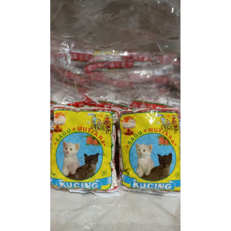 

sagu mutiara cap kucing || bahan untuk bikin bubur, cendol, dan