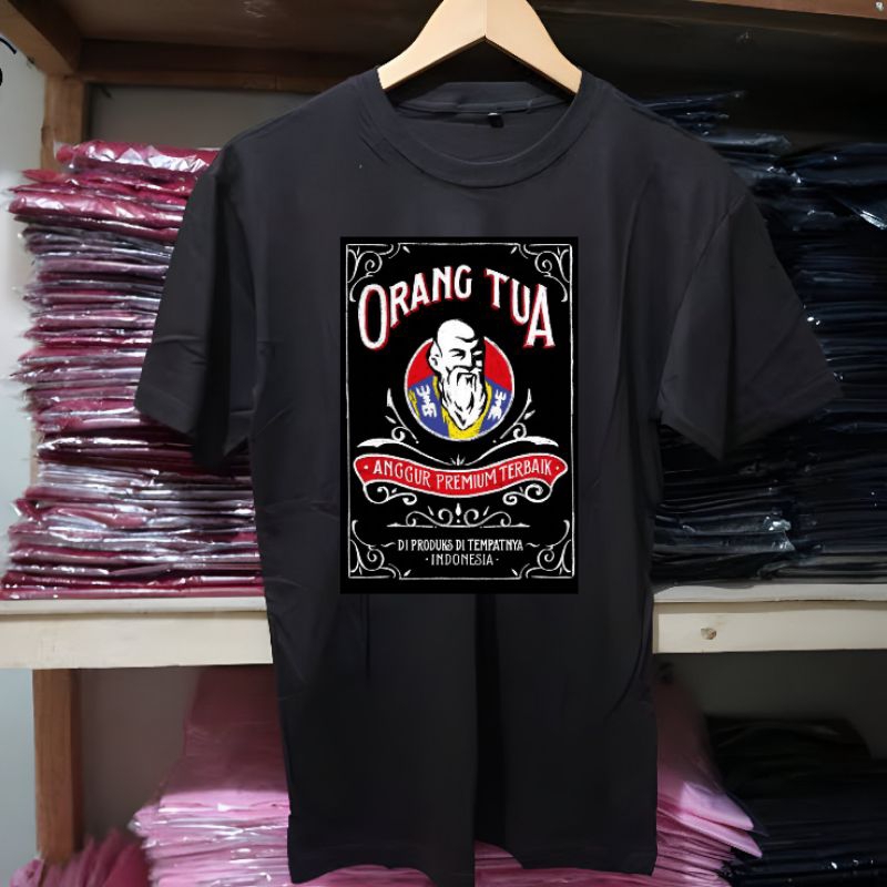KAOS VINTAGE ANGGUR CAP ORANG TUA