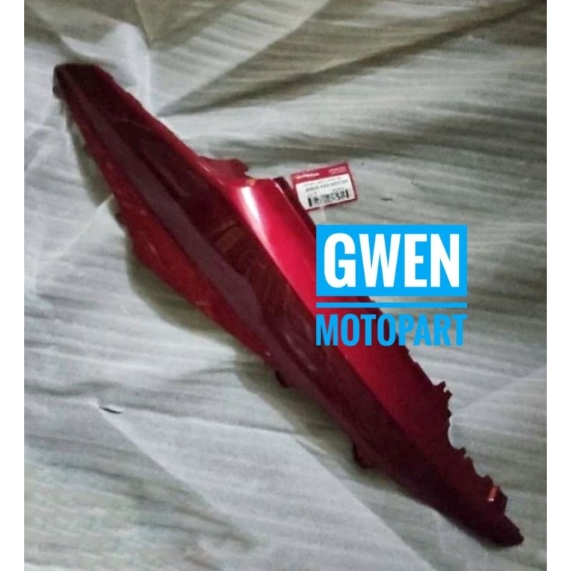 Cover Body Dek Bodi Samping Belakang Beat FI CBS K25 Starter Kasar Merah Red 83500K25900CSR 83600K25