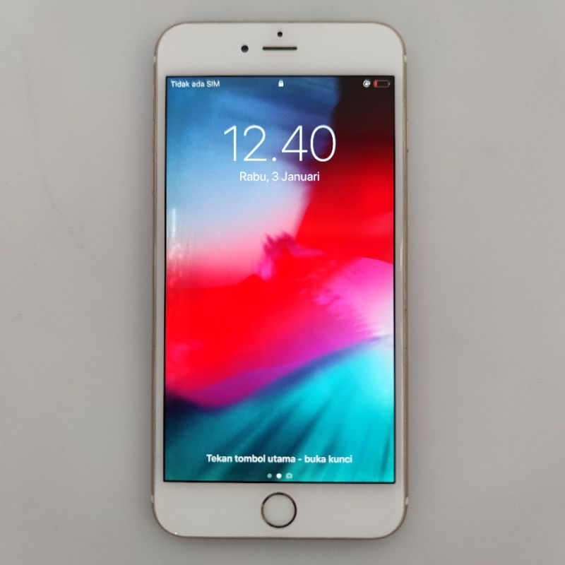 mesin hp iPhone 6 plus gold normal tested