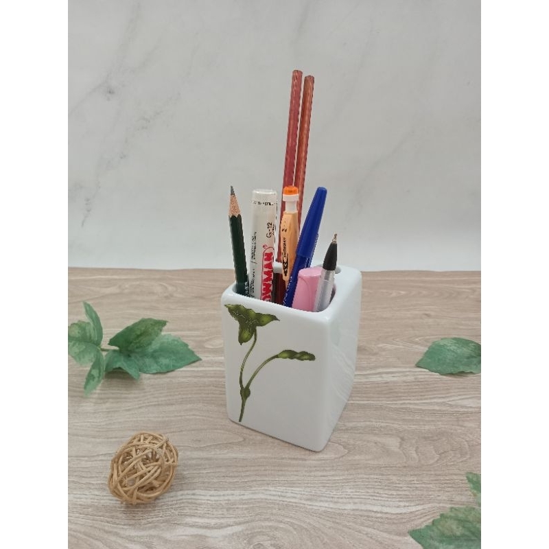 

Tempat Pensil/Sikat gigi 2.5x4" PJH/tempat pensil aesthetic/tempat pensil unik/keramik/porcelain