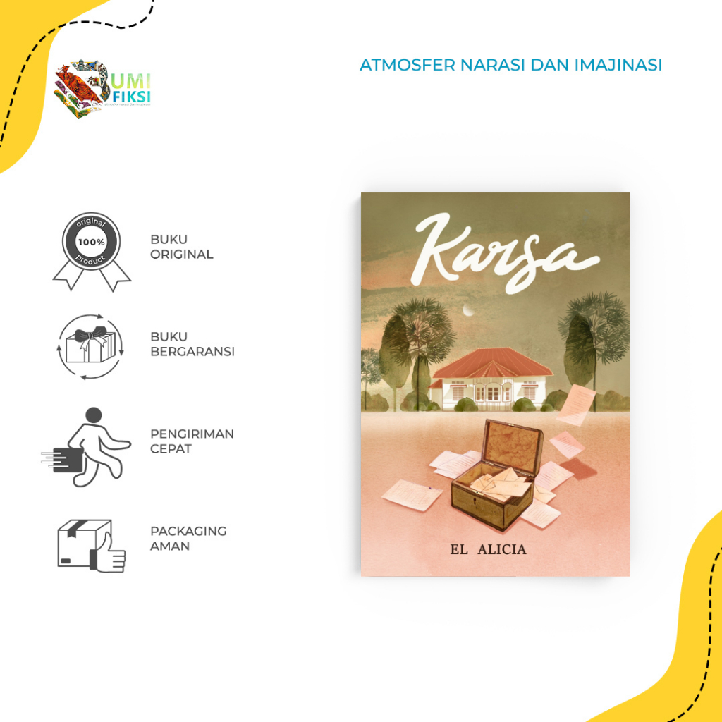 Buku Novel Karsa - El Alicia - Median Books - Bumifiksi