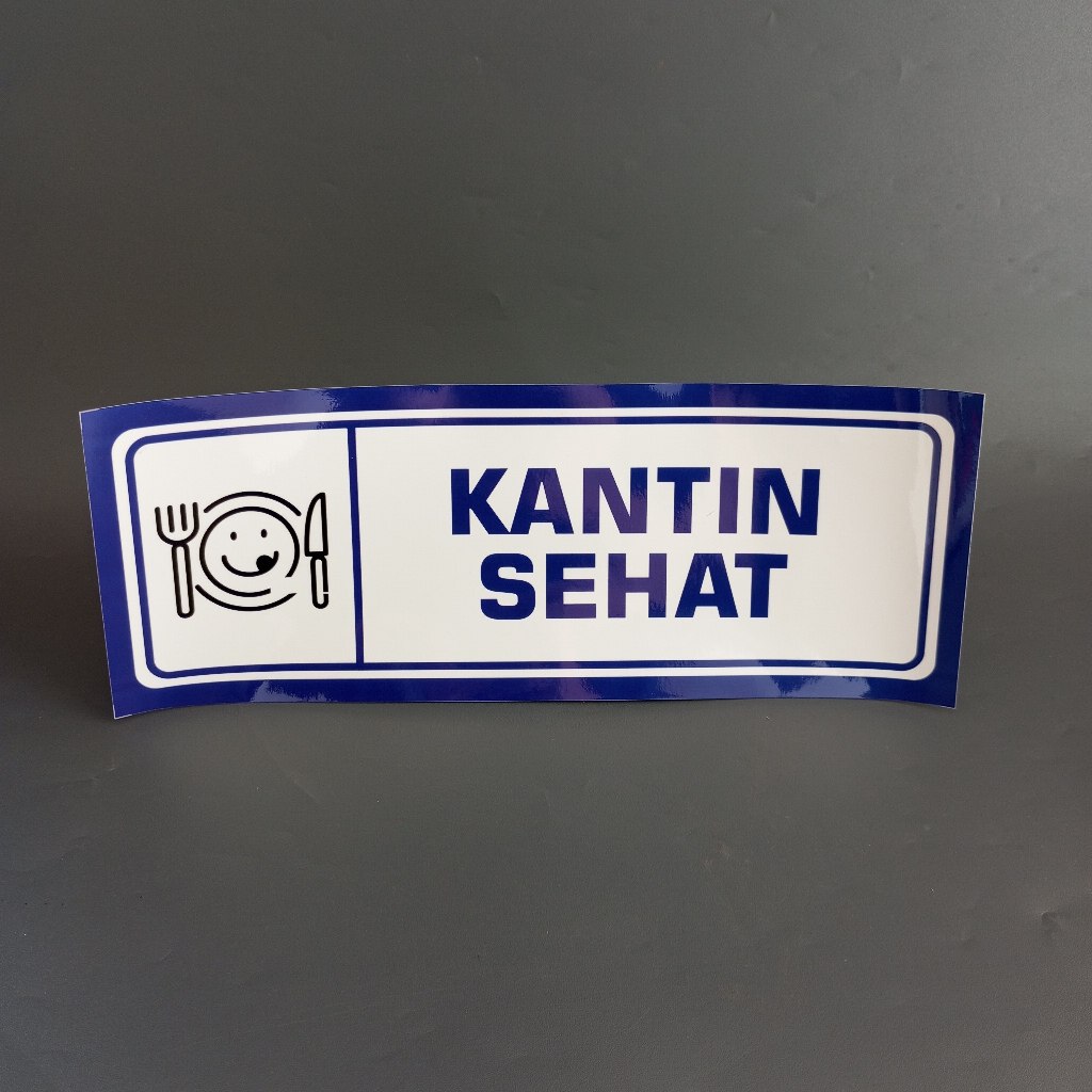 

Stiker Papan Nama Ruang Kantin Sekolah - Kantin Sehat - Papan Penanda Ruangan 11x30