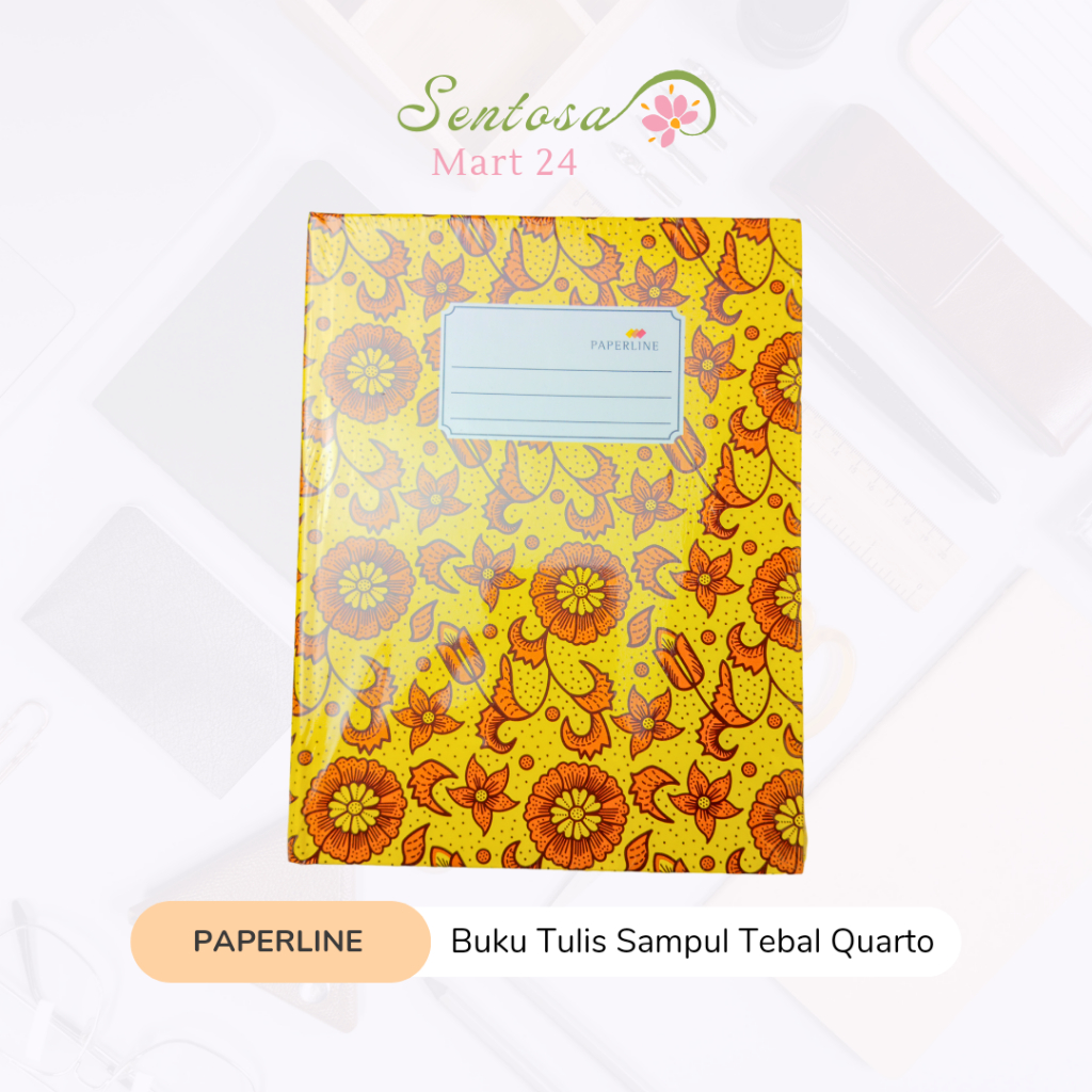 

PAPERLINE Buku Tulis Sampul Tebal/ Hard Cover Quarto 1 Pak Isi 5 Buku - PPL HC 100 Q P | SentosaMart24