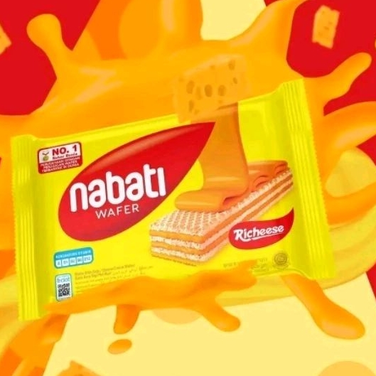 

RICHEESE NABATI WAFER KEJU 43gr