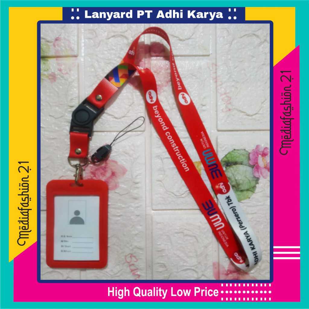 

Lanyard Tali Gantungan ID Card PT ADHI KARYA (Persero) Tbk Free Strap Gantungan HP/Flashdisk