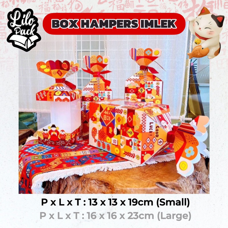 

Box Hampers Kue Imlek / Dus Kue Kering Cookies Sincia / Box Packaging Kue CNY