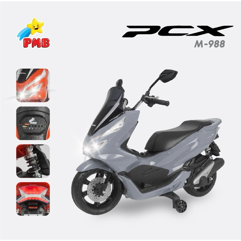 Sepeda Motor Aki Mainan Anak PMB M-988 PCX besar