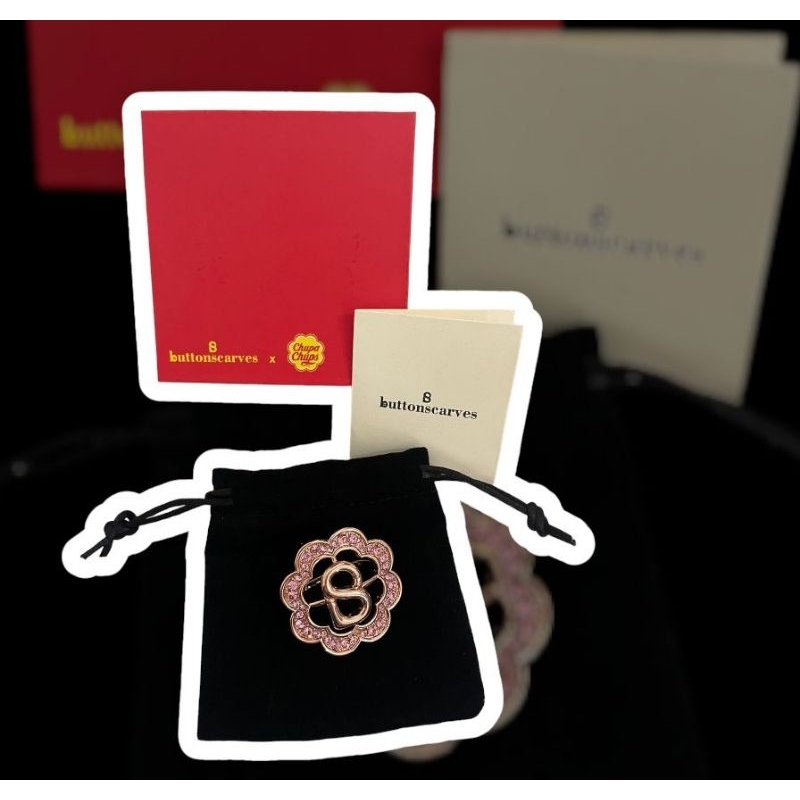 [Original] Daisy Ring Brooch by Button Scarves