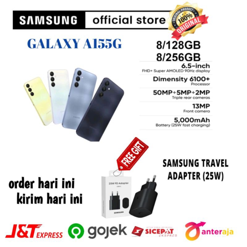 Samsung GALAXY A15 5g Ram [8/256Gb] Garansi Resmi Samsung Indonesia