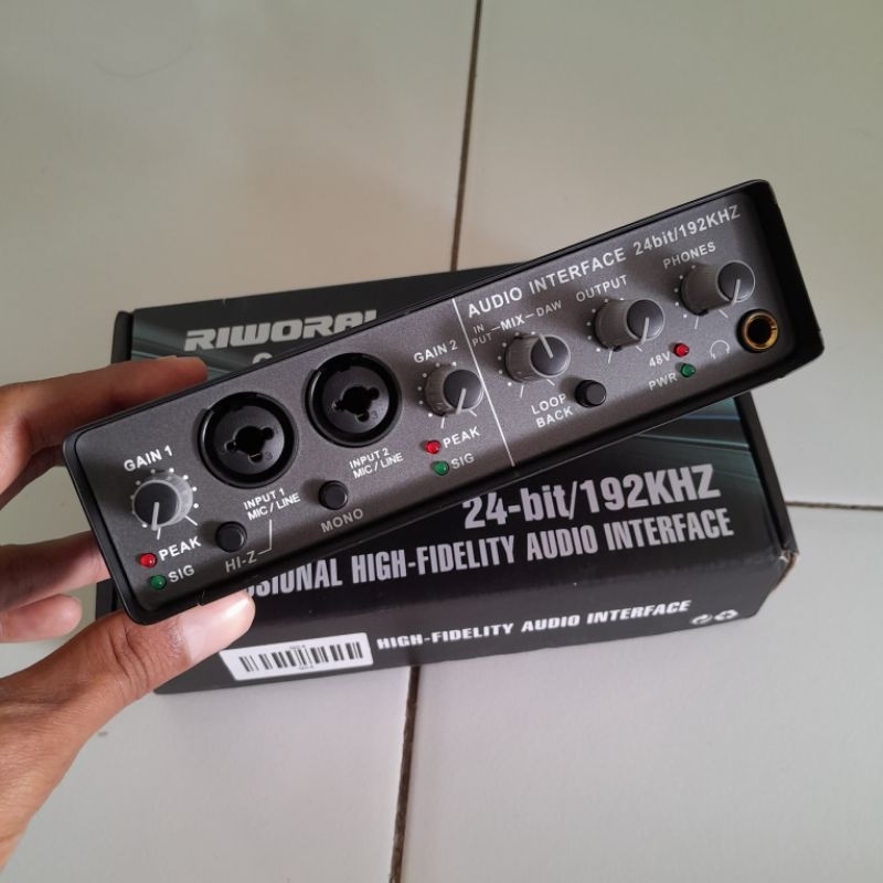 Riworal q24 soundcard usb 2ch 24bit