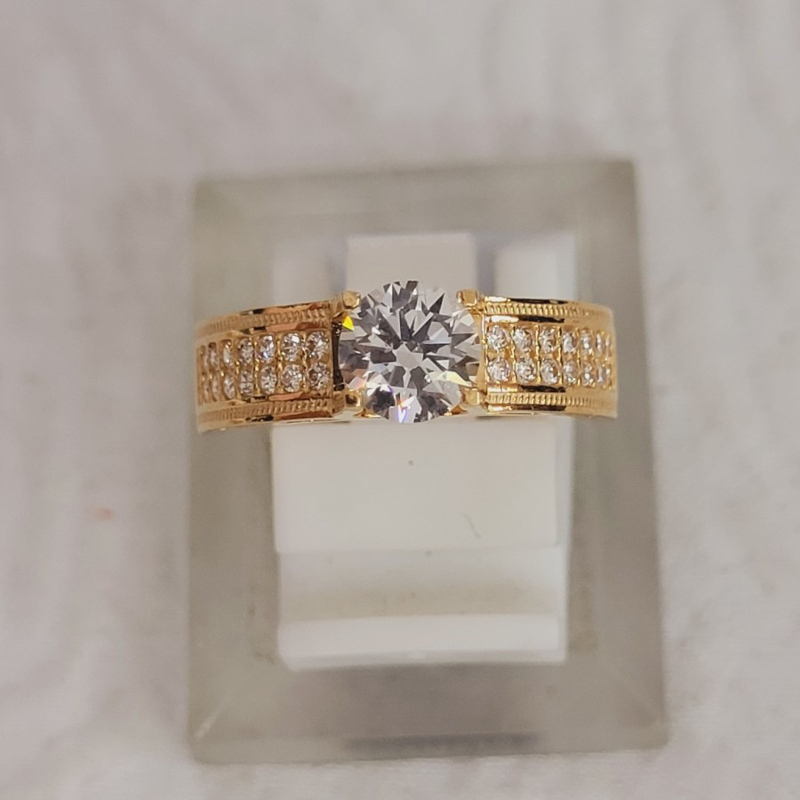 cincin solitaire emas 70% 700 70 % variasi 1