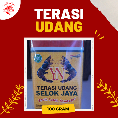 

Terasi Udang Selok Jaya Asli Juwana Pati 100gram