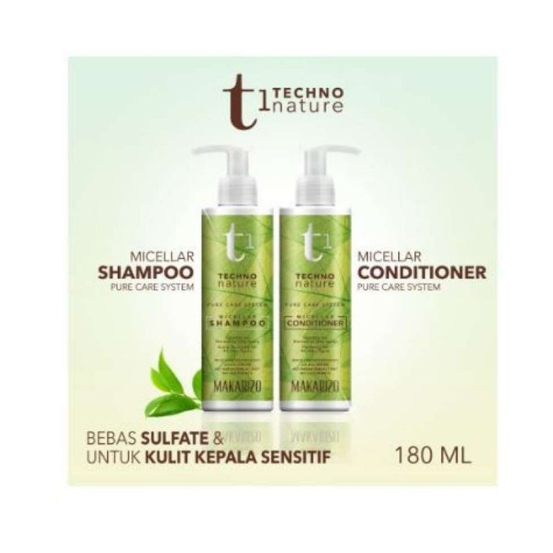 MAKARIZO t1 Techno Nature Shampoo dan Conditioner
