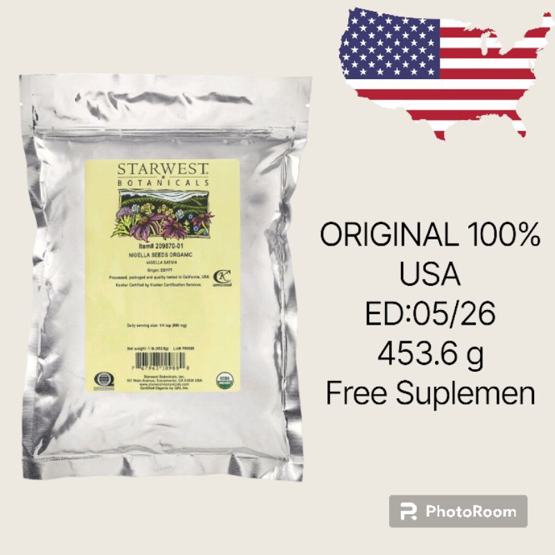 

Starwest Botanicals Organic Nigella Seeds, 1 lb (453.6 g)