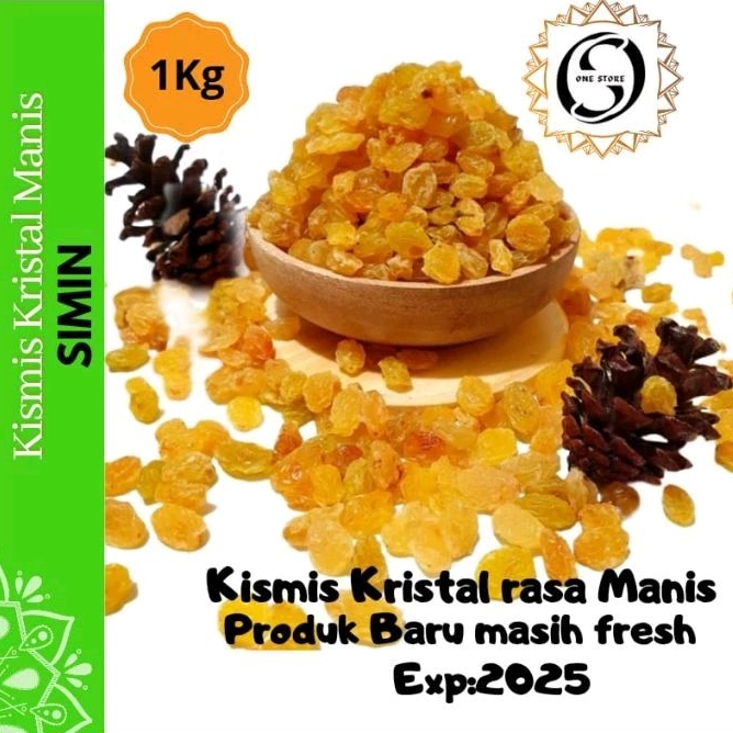 

kismis manis Mutiara 1kg GOLDEN KING