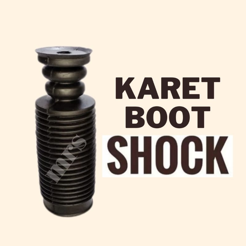 karet boot shockbreaker belakang daihatsu charade/classy G102