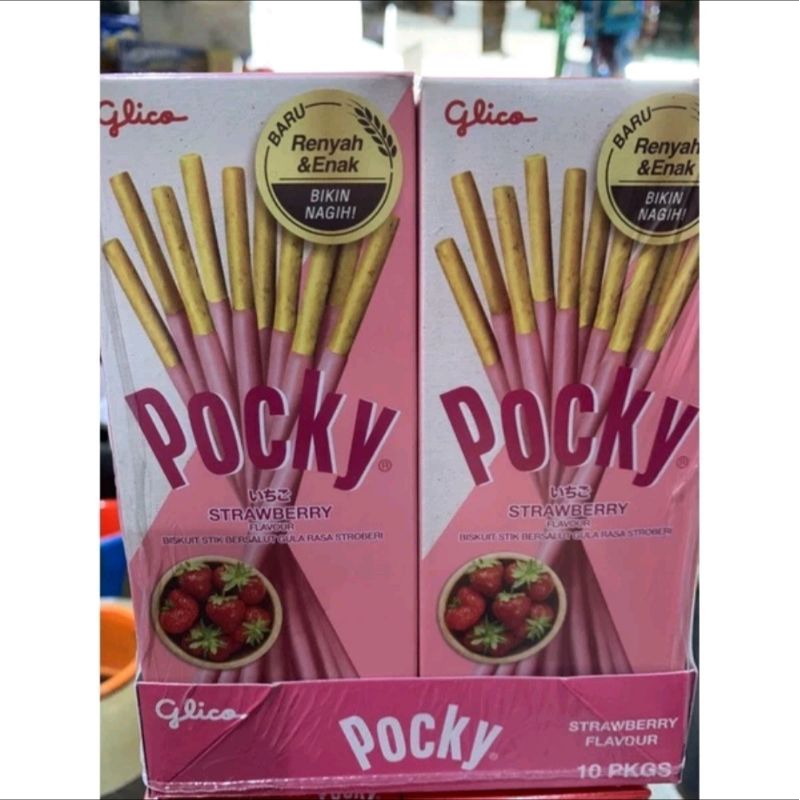 

Pocky mini 21g cemilan enak coklat strawberry cookies cream